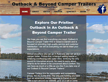 Tablet Screenshot of outbackandbeyond.com.au